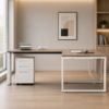 Executive table, L shaped desk, office table, office furniture