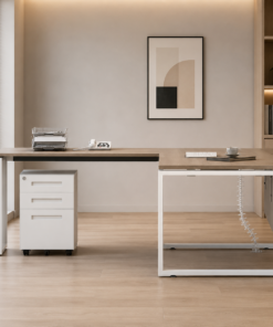 Executive table, L shaped desk, office table, office furniture