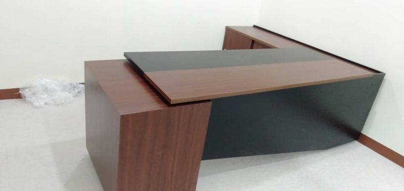 Executive table, L shaped desk, office table, office furniture