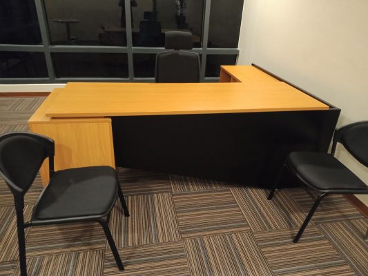 Executive table, L shaped desk, office table, office furniture