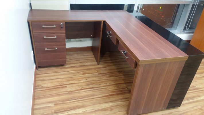 Executive table, L shaped desk, office table, office furniture