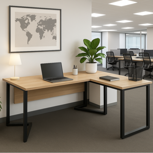 Upgrade your workspace with the modern office table AK-05 from Queens Arts & Trends, Philippines. Sleek, durable, and perfect for productivity.