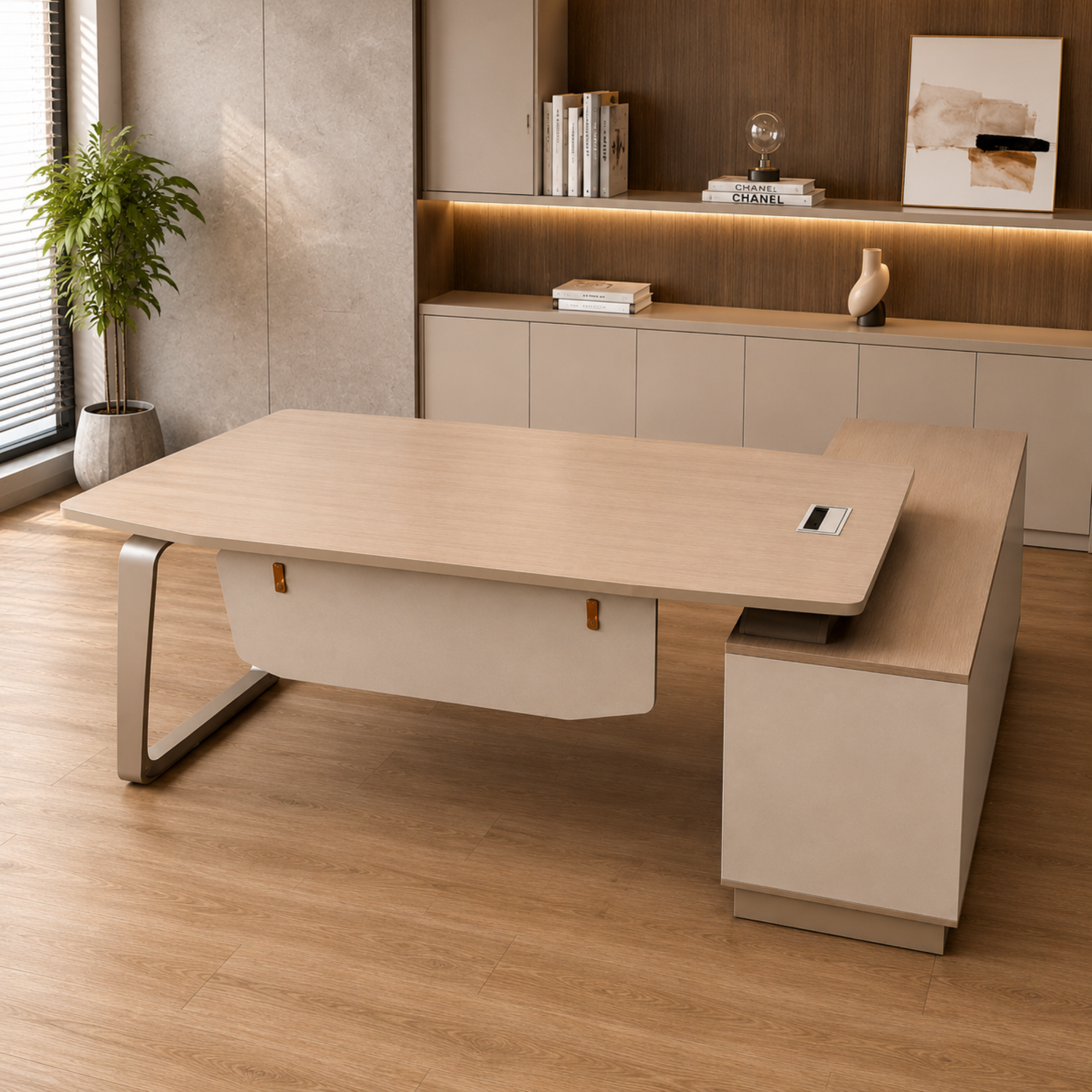 Office table, DZ-99, table, Office Furniture, L-Type table, Executive Table