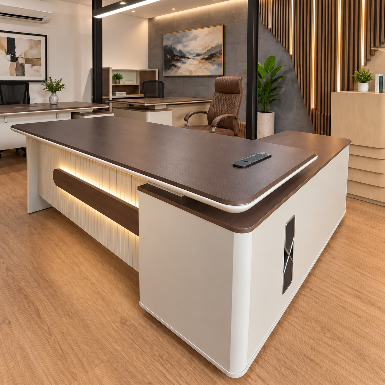 Office table, DZ-99, table, Office Furniture, L-Type table, Executive Table