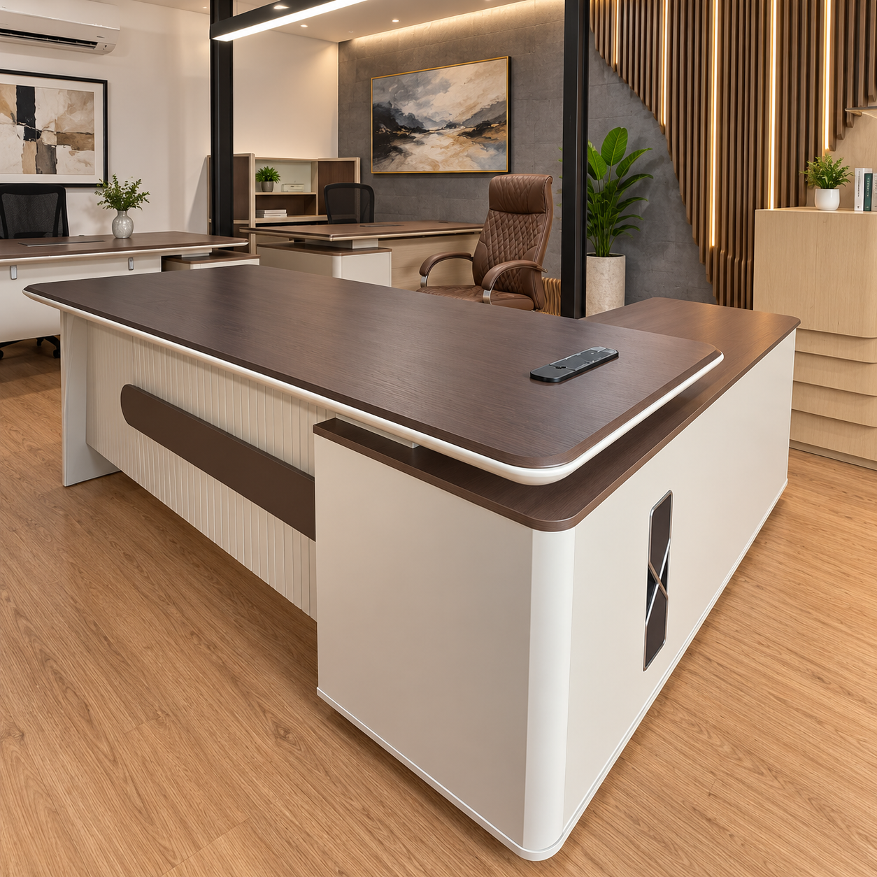 Office table, DZ-99, table, Office Furniture, L-Type table, Executive Table