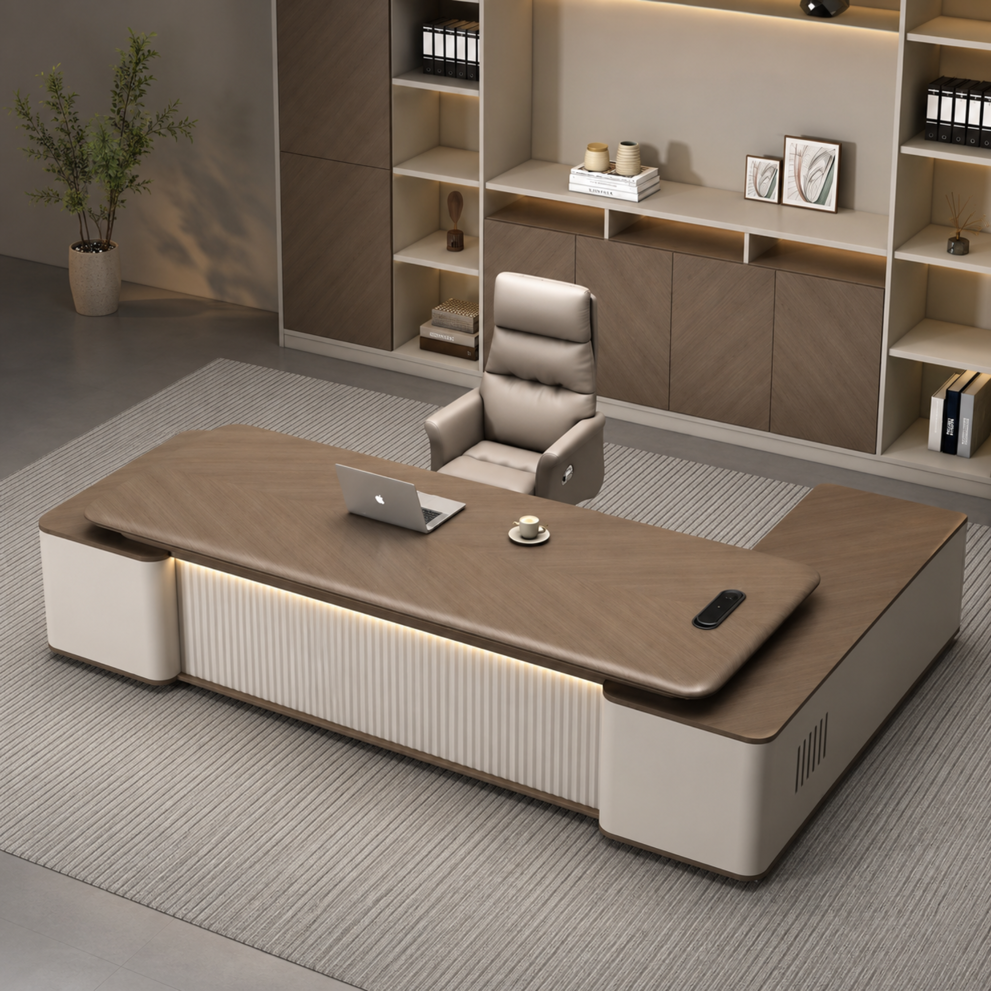 Office table, DZ-95, table, Office Furniture, L-Type table, Executive Table