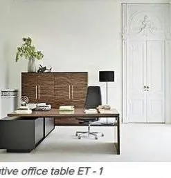 Executive table, L shaped desk, office table, office furniture