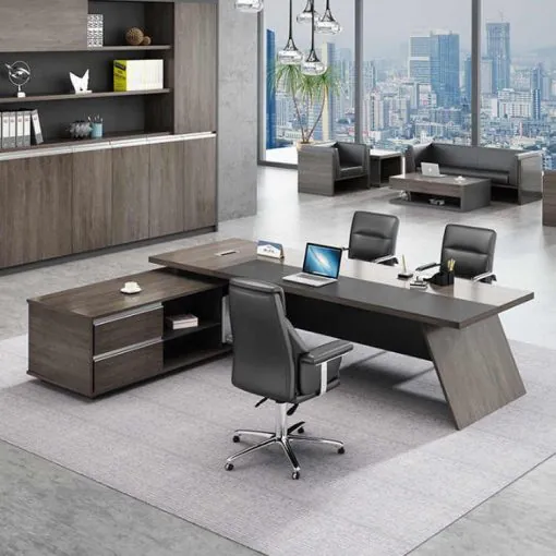 Executive table, L shaped desk, office table, office furniture