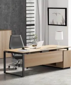 Executive table, L shaped desk, office table, office furniture