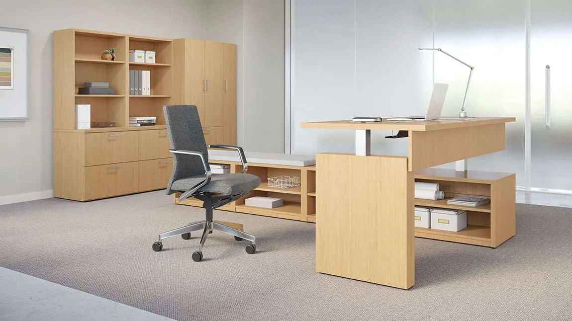 Executive table, L shaped desk, office table, office furniture