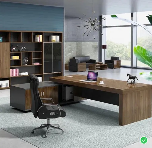 Executive table, L shaped desk, office table, office furniture