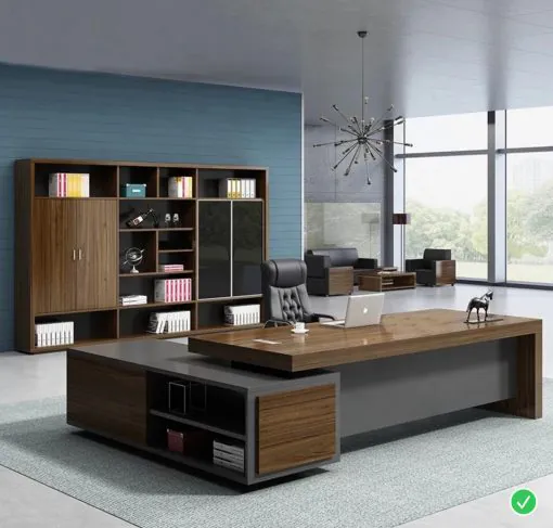 Executive table, L shaped desk, office table, office furniture
