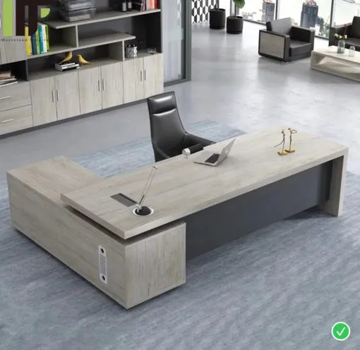 Executive table, L shaped desk, office table, office furniture