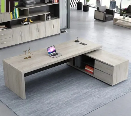 Executive table, L shaped desk, office table, office furniture