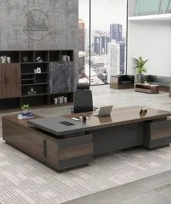 Executive table, L shaped desk, office table, office furniture