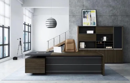 Executive table, L shaped desk, office table, office furniture