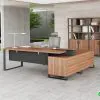 Executive table, L shaped desk, office table, office furniture