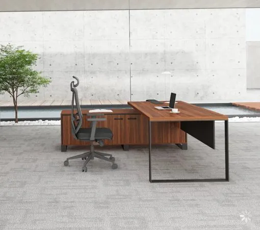 Executive table, L shaped desk, office table, office furniture