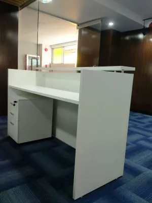 reception table, reception counter, modern reception desk, office reception desk, front desk table,