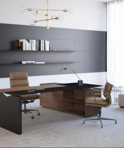 Executive table, L shaped desk, office table, office furniture